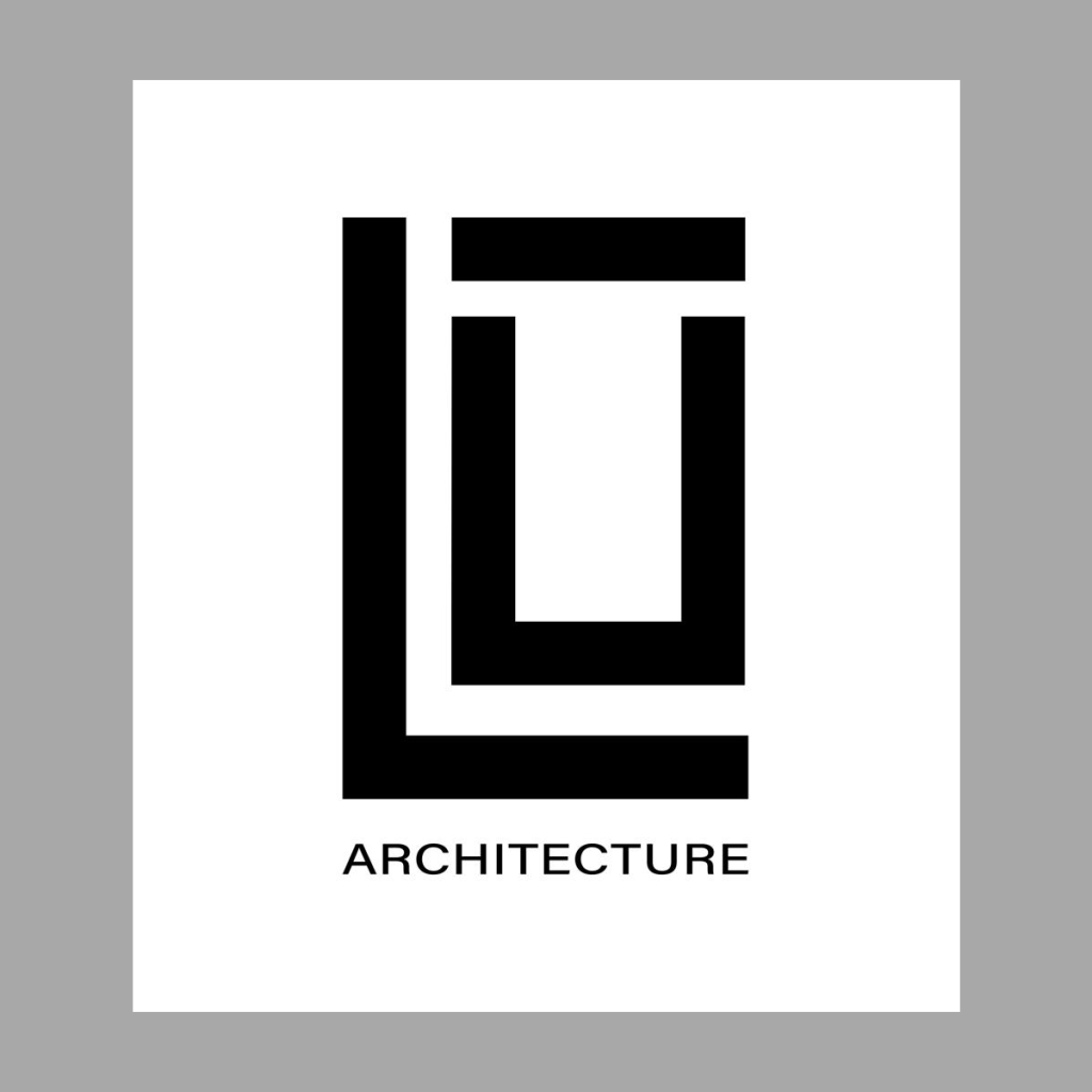 Logo,graphisme,infographisme,lu architecture,noir,blanc,noir et blanc,Simplicité,Abstrait,Minimaliste,Iconique,Typographique,Couleur,Contraste,Organique,Géométrique,Symétrie,Mouvement,Rétro,Futuriste,Inclusif,Personnalisé